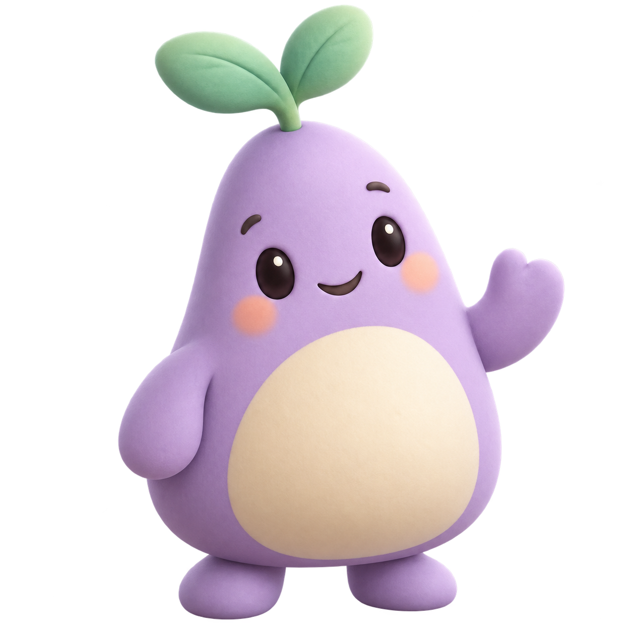Pip, the lavender sprout companion